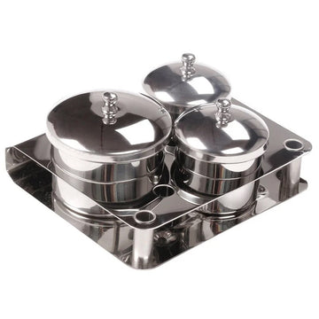 Stainless Steel Metal Acrylic Liquid Holder - LB BEAUTY 