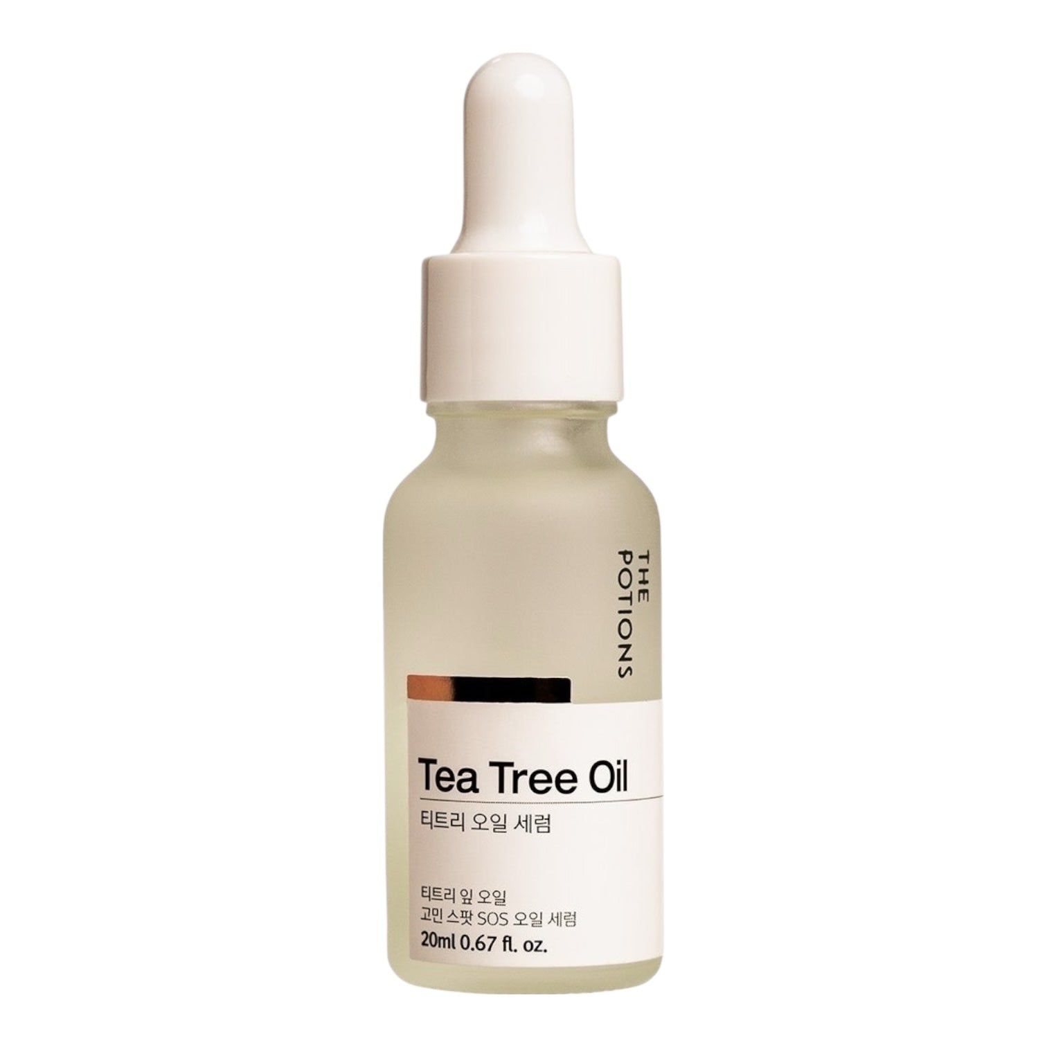 The Potions TEA TREE OIL Serum 20ml available in iceland at lbbeauty and kurenada