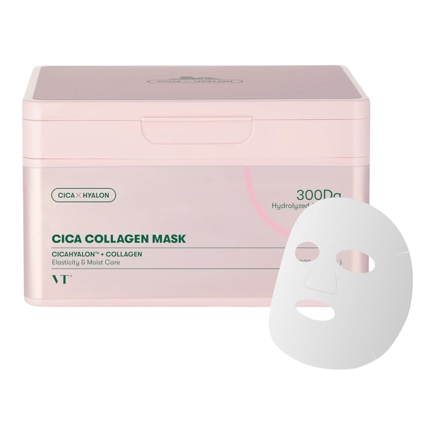 VT CICA Collagen MASK (30EA) 320g available in iceland at lbbeauty and kurenada 