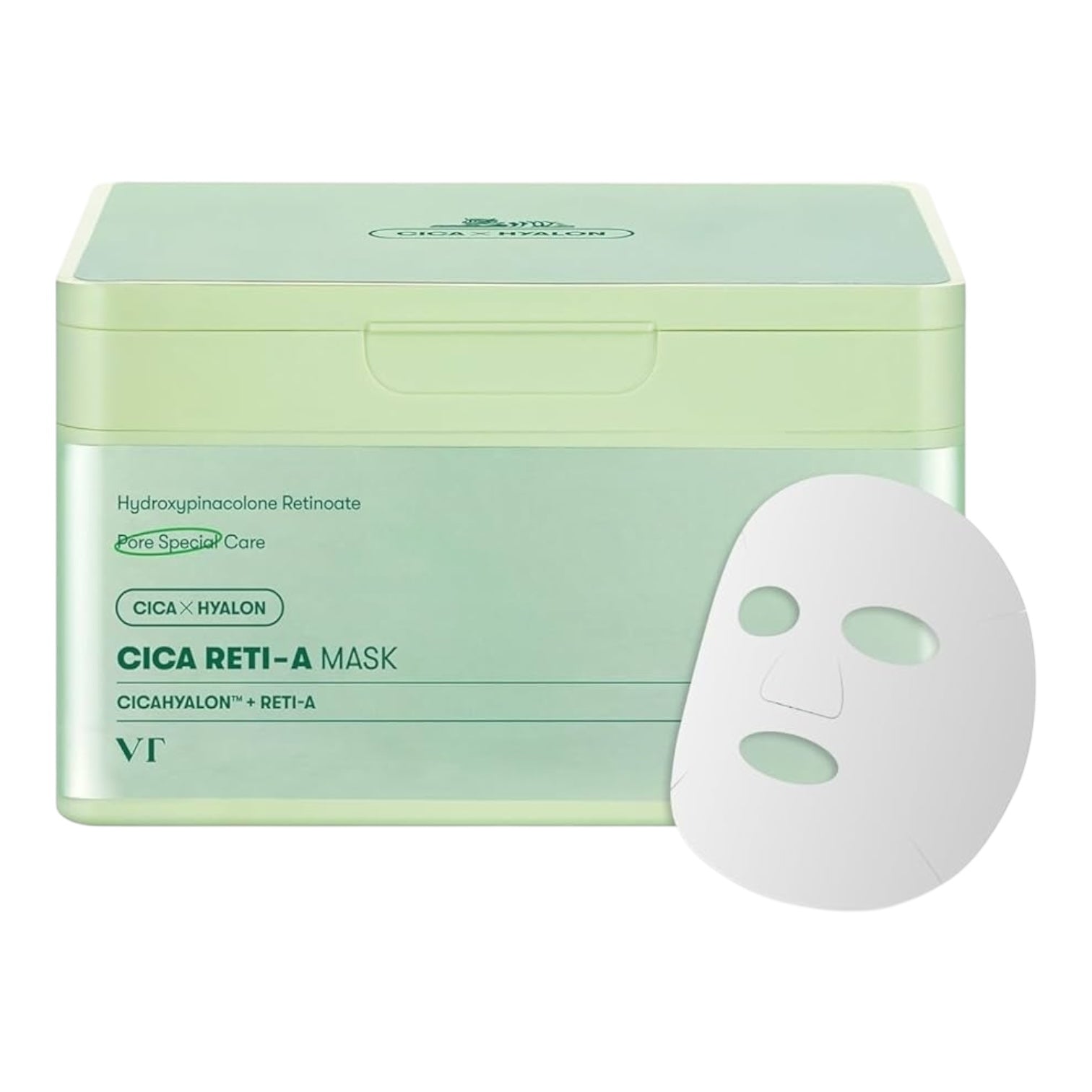 VT CICA RETI-A Mask (30EA) 350g available in iceland at lbbeauty and kurenada