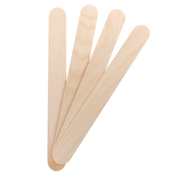 Wooden Wax Spatulas size 6" - LB BEAUTY 