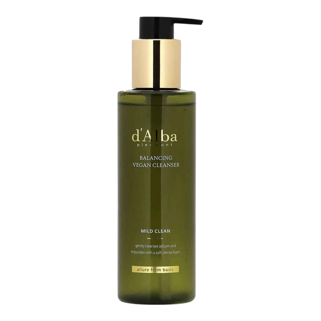 d'Alba Mild Skin Balacing Vegan Cleanser 200ml available in iceland at lbbeauty and kurenada 
